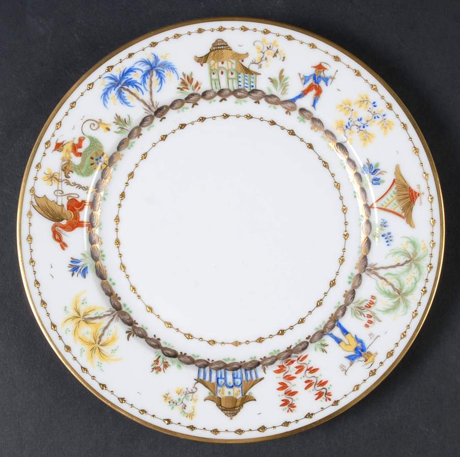 Cirque Chinois Salad/Dessert Plate by Tiffany-1