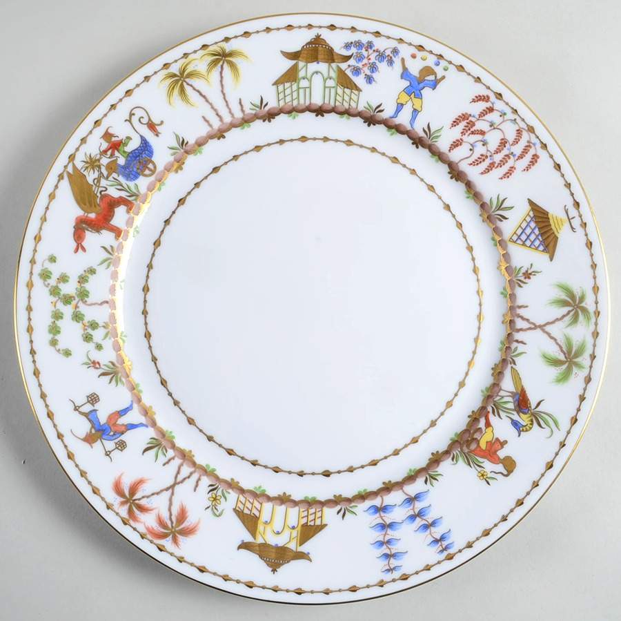 Cirque Chinois 14" Chop Plate (Round Platter) by Tiffany-1