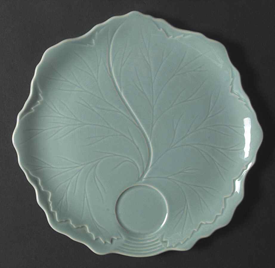 Leaf Fantasy Aqua Snack Plate by Taylor, Smith & Taylor (Ts&T)-1