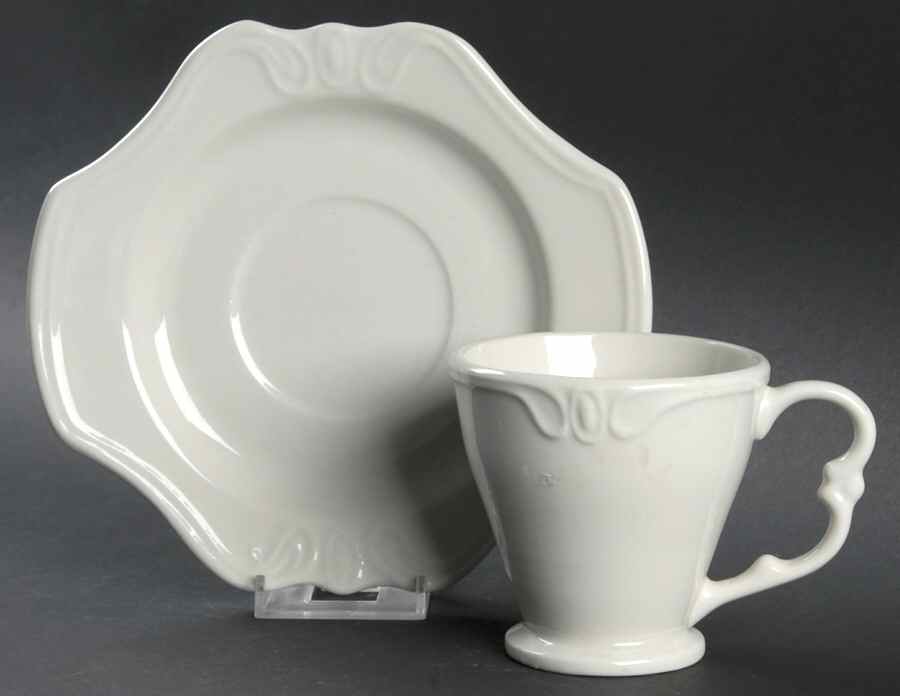 Chantilly Footed Cup & Saucer Set by Tabletops Unlimited-1