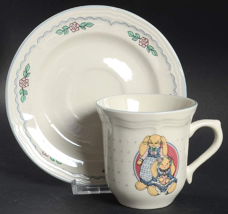 TAU14 Flat Cup & Saucer Set by Tabletops Unlimited-1