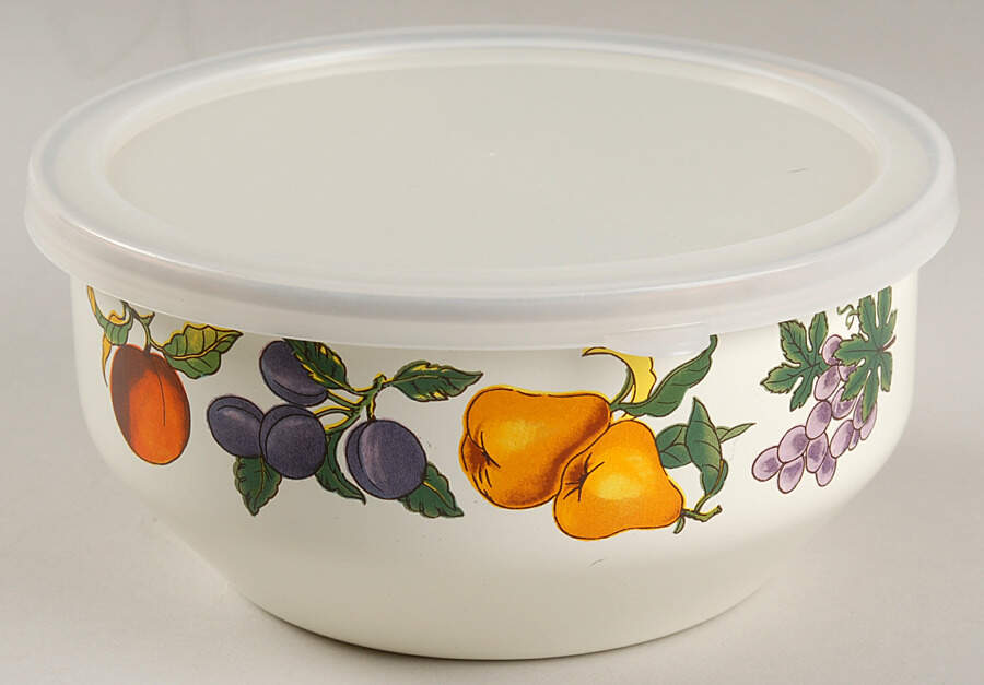 Essence 6" Metal Bowl W/Plastic Lid by Tabletops Unlimited-1