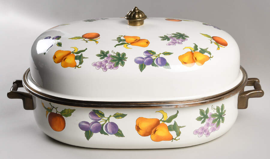 Essence Oval Covered Metal Roaster by Tabletops Unlimited-1