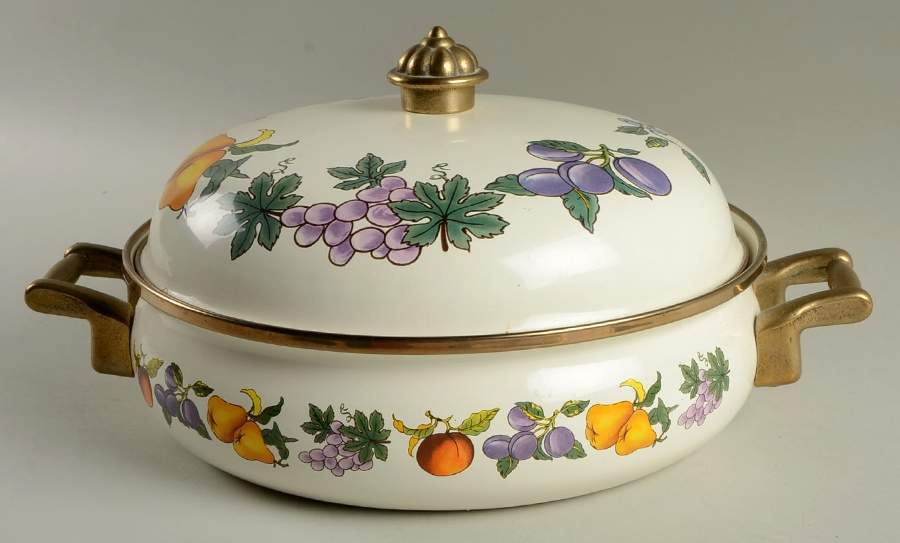 Essence 3 Quart Metal Covered Casserole by Tabletops Unlimited-1