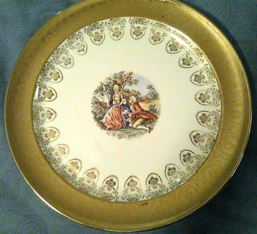 TST444 Dinner Plate by Taylor, Smith & Taylor (Ts&T)-1