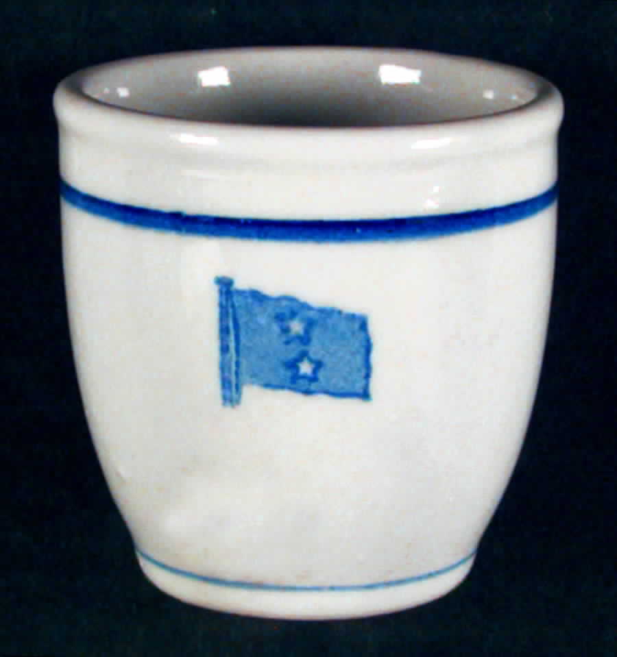 U S Navy Mess China Rear Admiral Single Egg Cup by Tepco-1