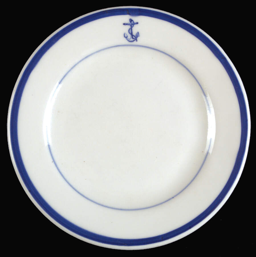 U S Navy Mess China Wardroom Officer Bread & Butter Plate by Tepco-1