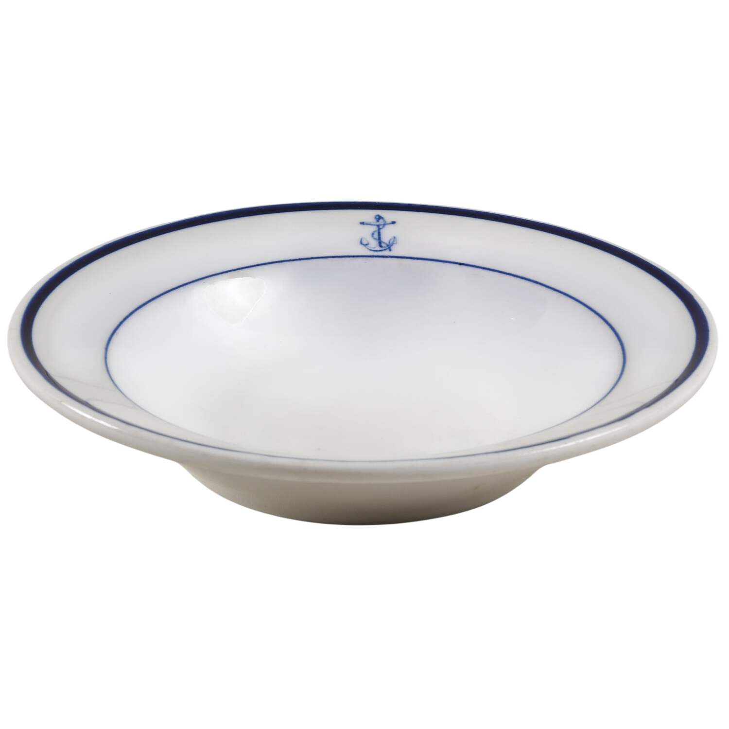 U S Navy Mess China Wardroom Officer Rim Cereal Bowl by Tepco-1
