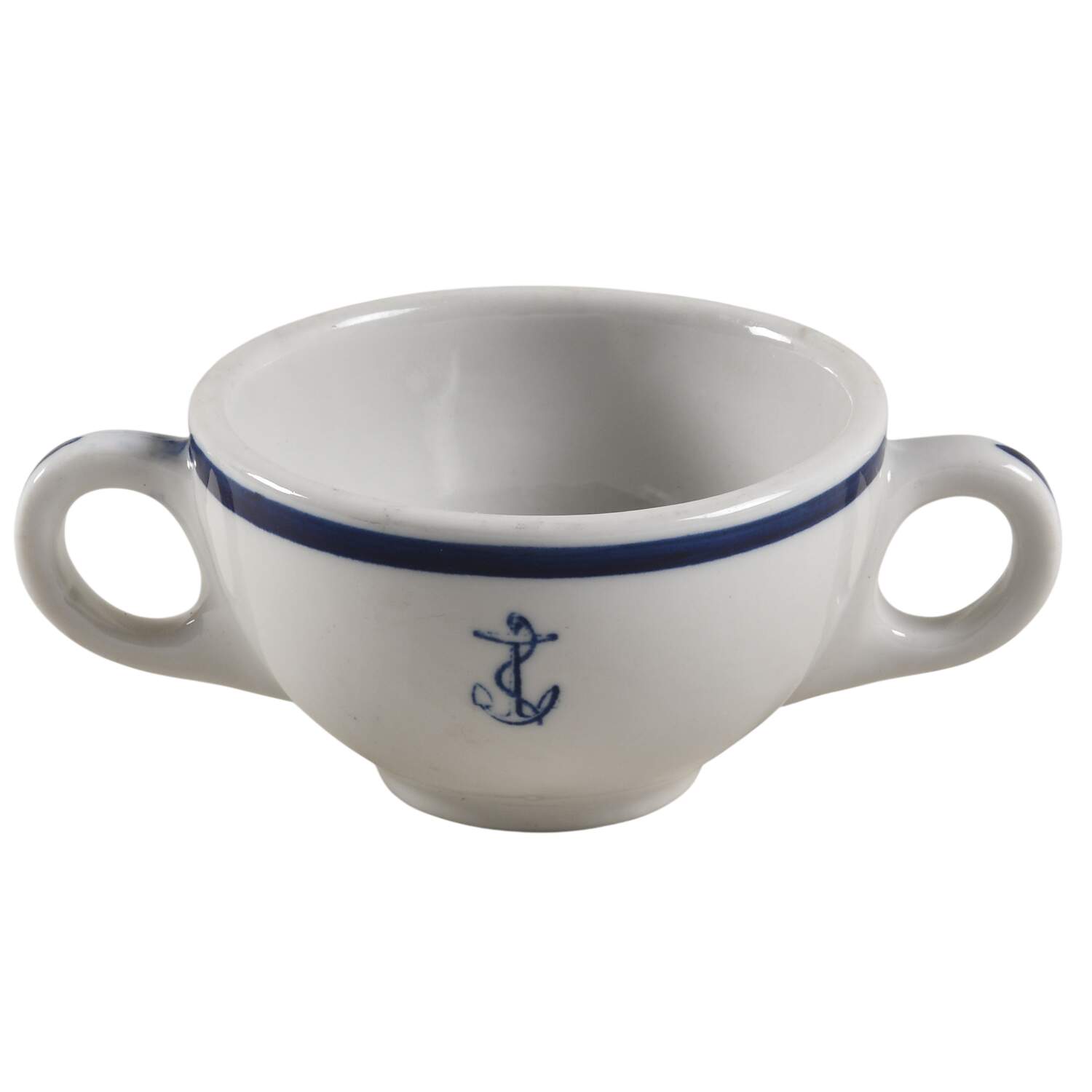 U S Navy Mess China Wardroom Officer Flat Bouillon Cup by Tepco-1