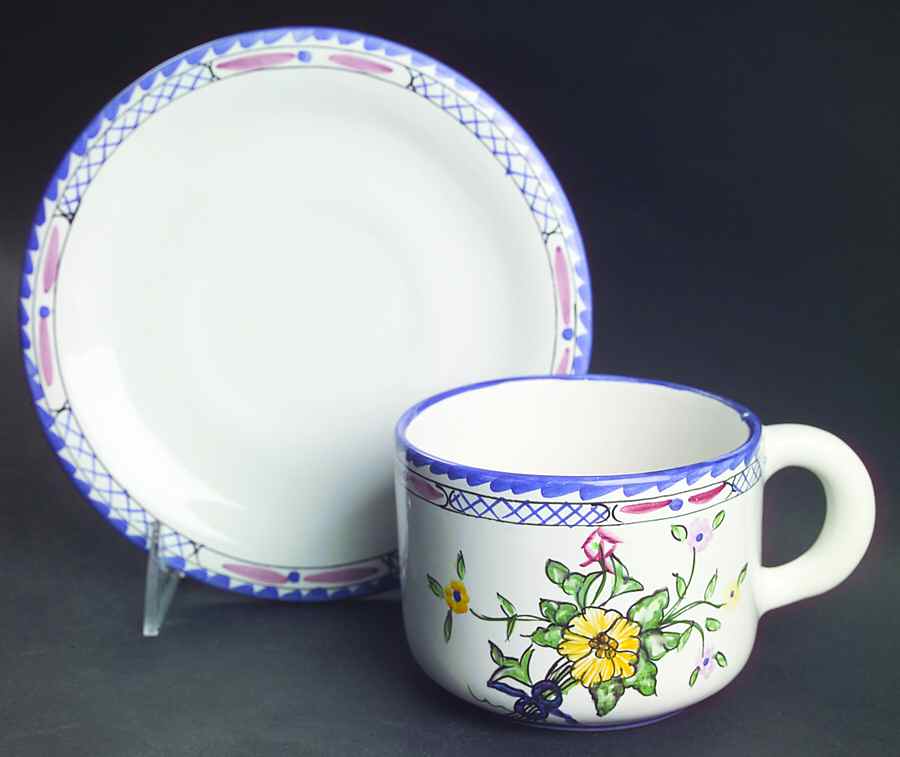 Lisbon Breakfast Cup & Saucer Set by Tiffany-1