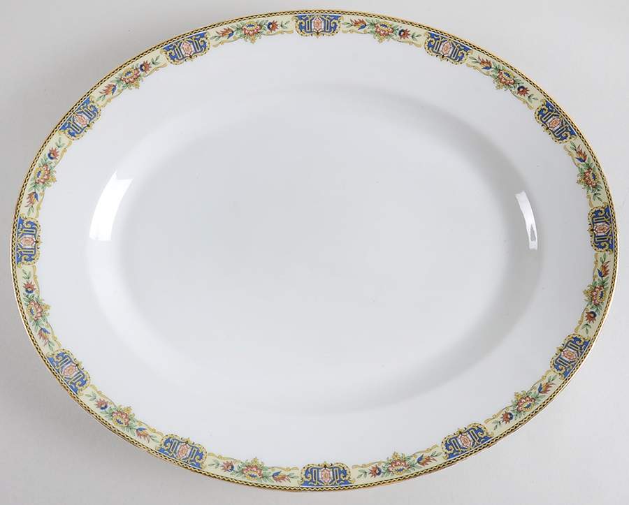TRV284 15" Oval Serving Platter by Tressemanes & Vogt-1