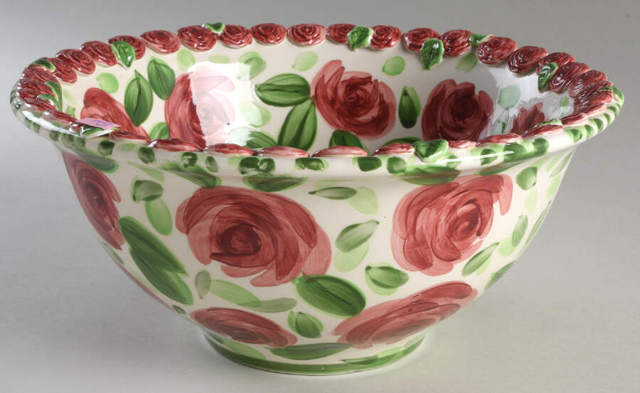 Emily Rose 12" Round Serving Bowl by Tabletops Unlimited-1