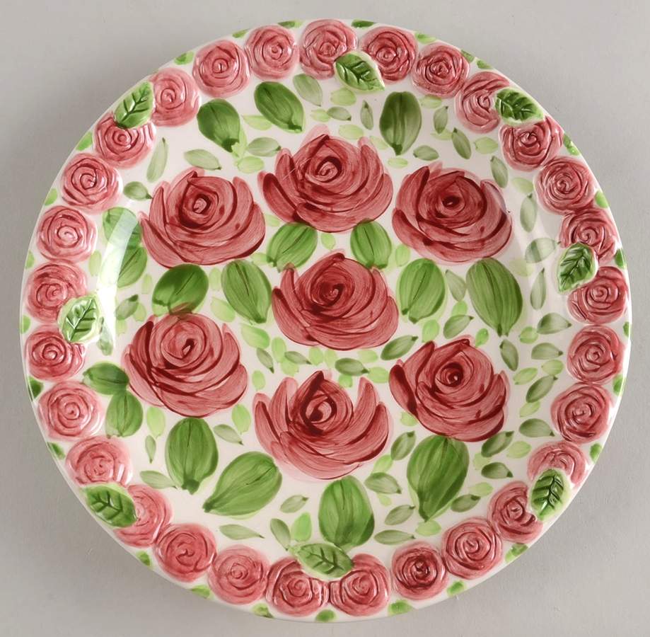 Emily Rose Salad Plate by Tabletops Unlimited-1