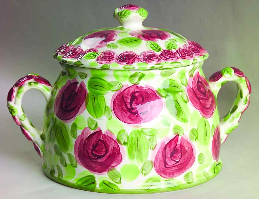 Emily Rose 2.5 Qt Round Covered Casserole by Tabletops Unlimited-1
