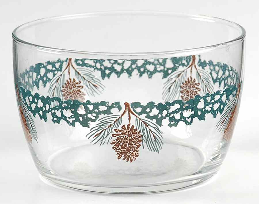 Pine Cone Glassware All Purpose Bowl by Tienshan-1