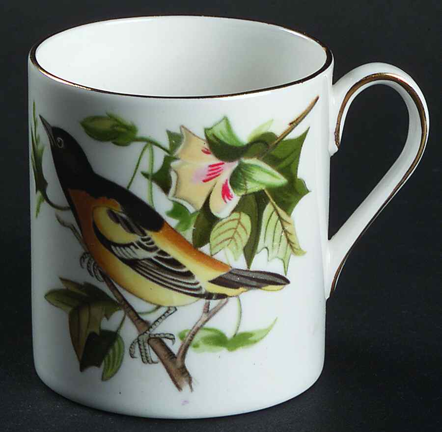 Audubon Birds Flat Demitasse Cup by Tuscan - Royal Tuscan-1