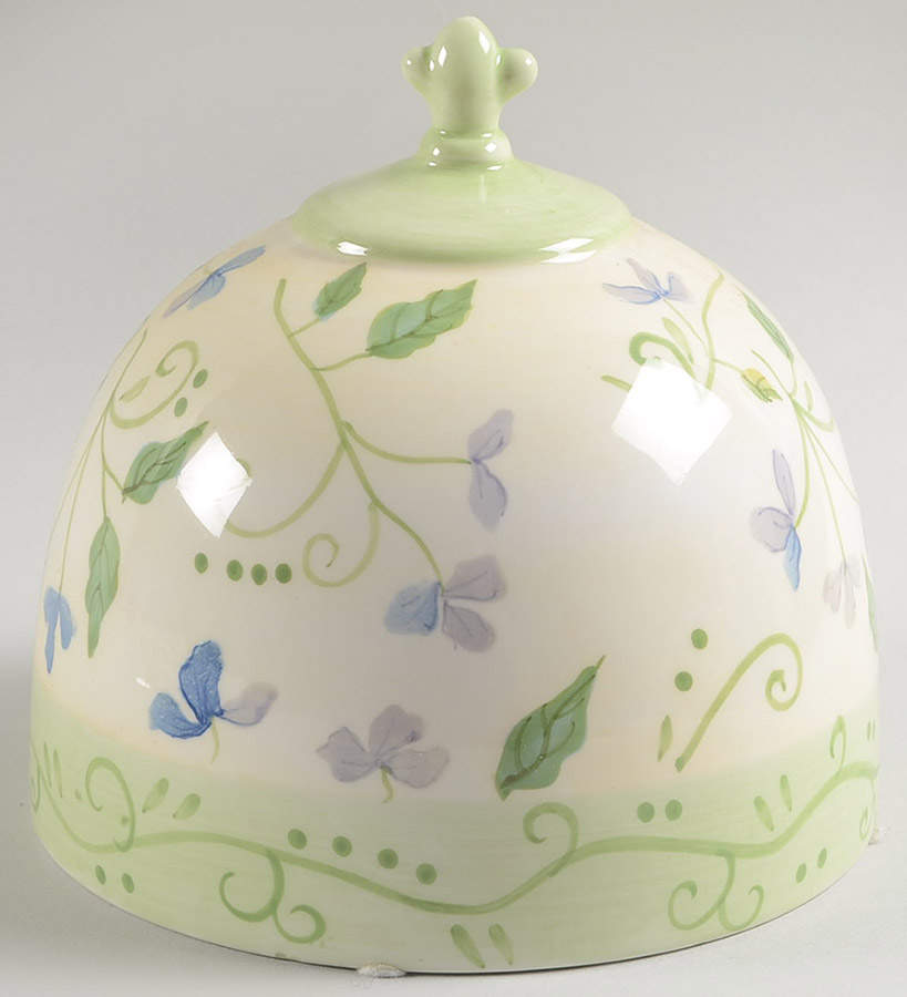 Evelyn Cheese Dome China Dome Only by Tracy Porter-1