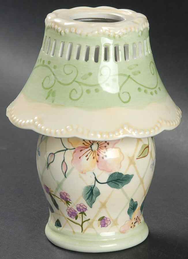 Evelyn Tea Light Lamp with Shade by Tracy Porter-1