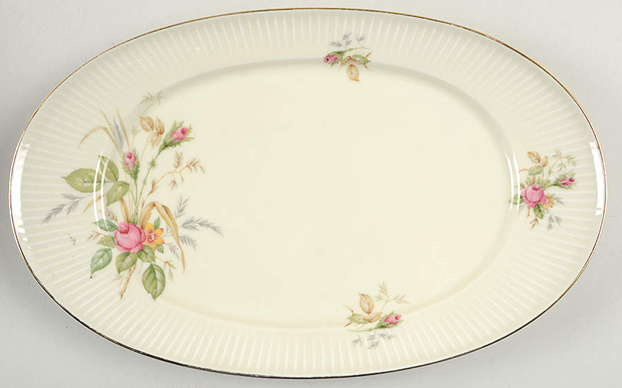 07470 (Coupe, Cream) 12" Oval Serving Platter by Thomas-1
