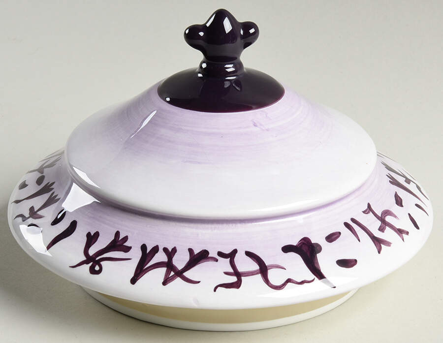 Sage Tea Lid for Large Canister by Tracy Porter-1
