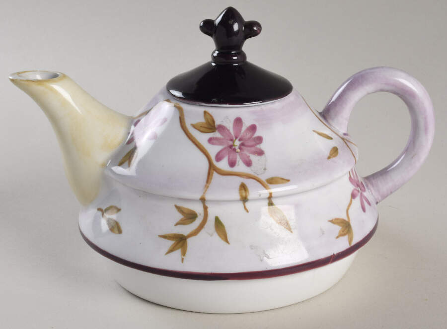 Sage Tea Teapot for Individual Teapot & Lid with Cup by Tracy Porter-1