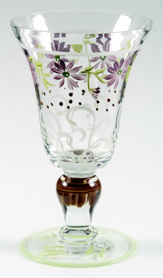 Sage Tea 12 Oz Glassware Goblet by Tracy Porter-1