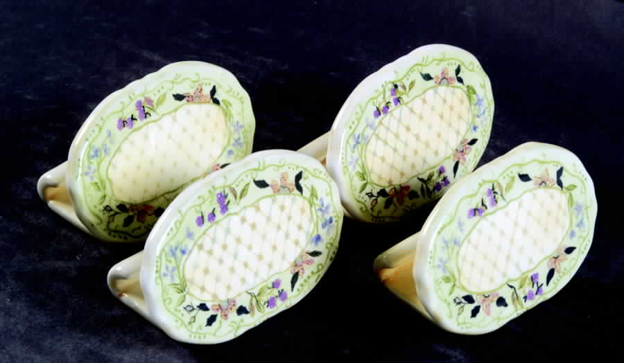 Sage Tea Small Placard/Place Card Holder - Set of 4 by Tracy Porter-1