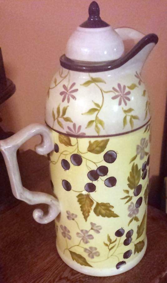 Sage Tea Ceramic Thermos & Lid by Tracy Porter-1