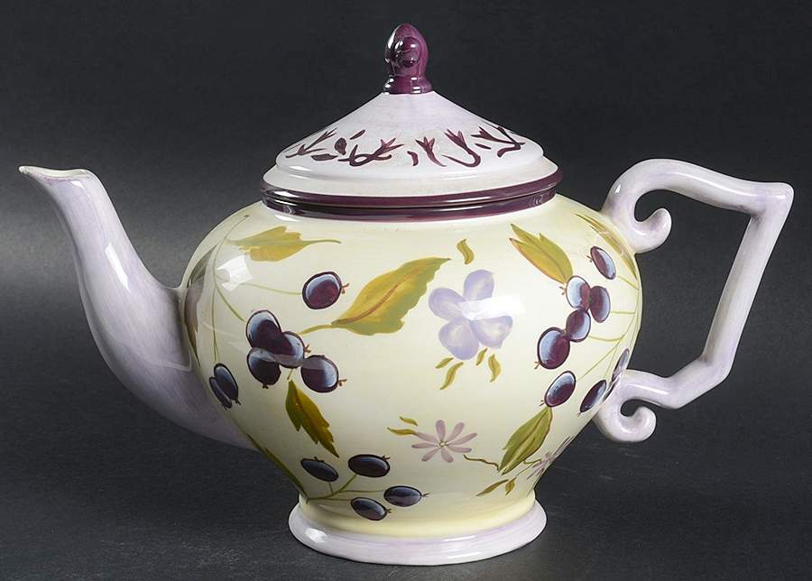 Sage Tea Teapot & Lid by Tracy Porter-1