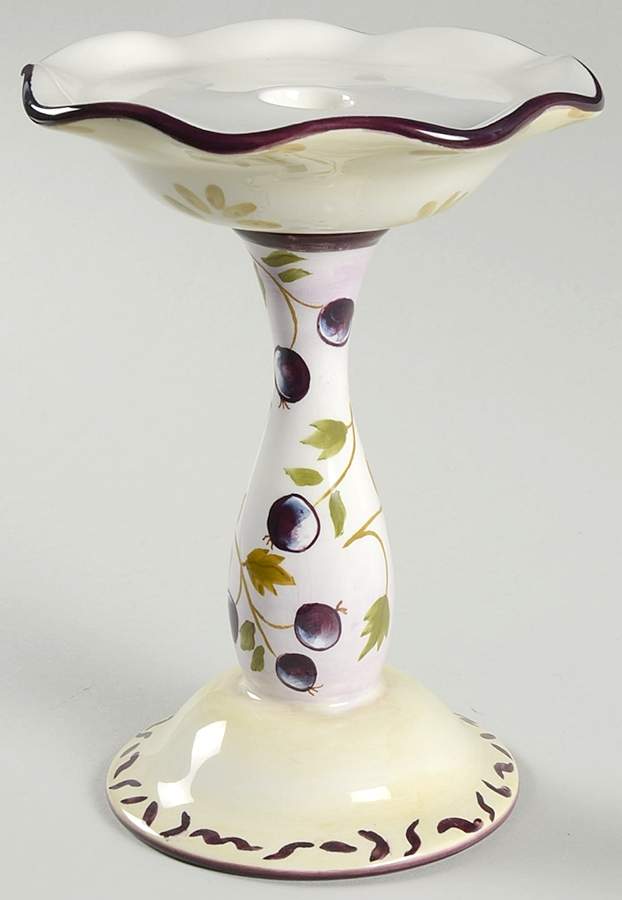 Sage Tea 8" Pillar Candleholder by Tracy Porter-1
