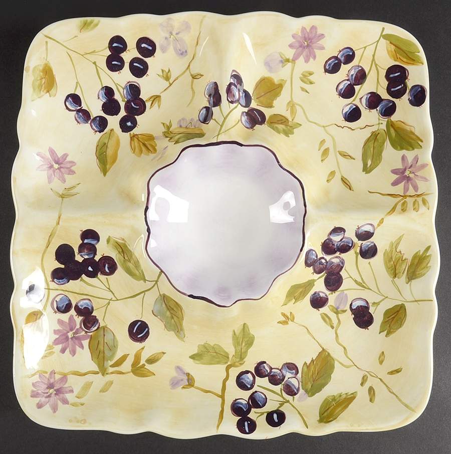 Sage Tea 1 Piece Chip & Dip by Tracy Porter-1