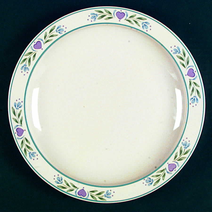 Laurel Hearts Dinner Plate by Tienshan-1