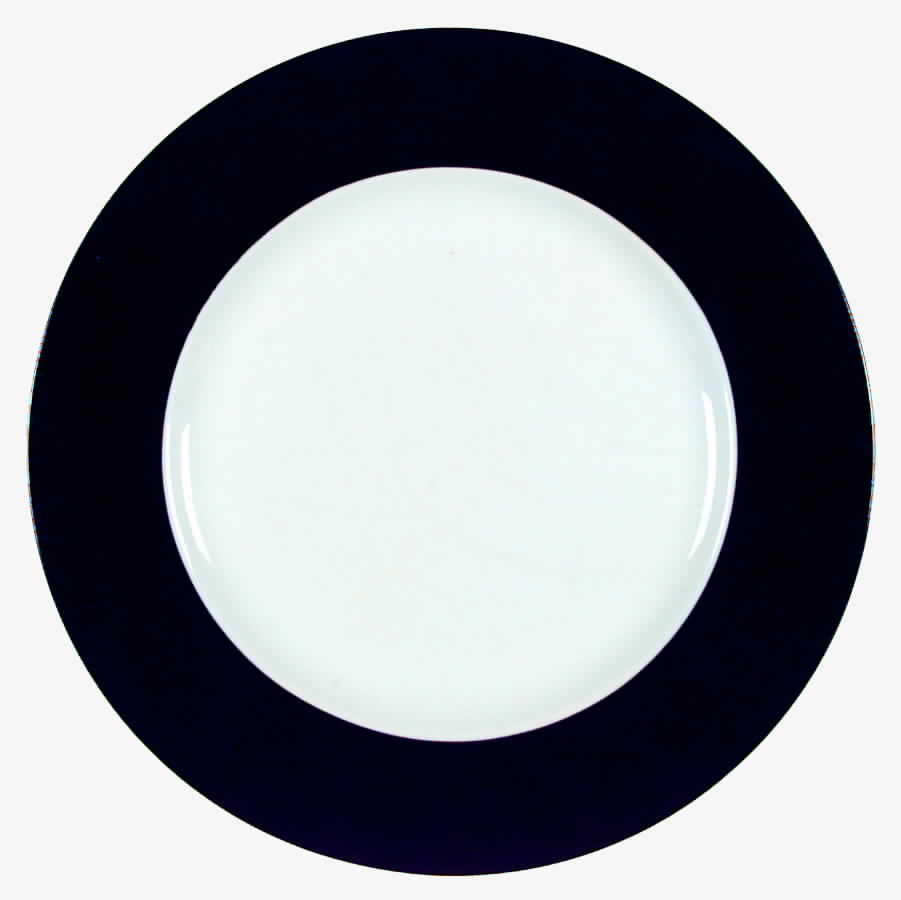 Faux Pas Black Service Plate (Charger) by Thun-1