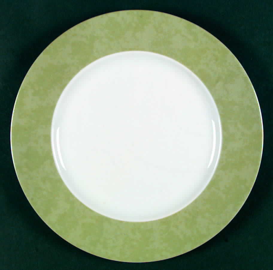 Faux Pas Sage Green (No Trim) Service Plate (Charger) by Thun-1