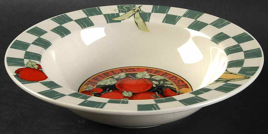 Farmers Market Rim Soup Bowl by Tienshan-1