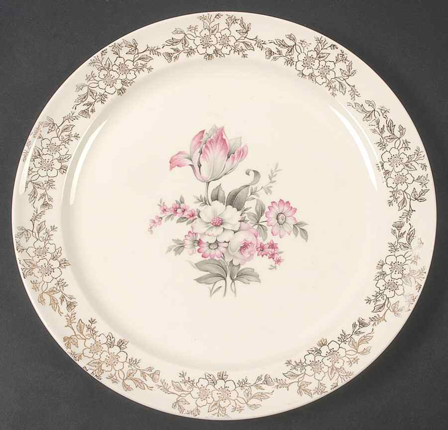 TST454 Dinner Plate by Taylor, Smith & Taylor (Ts&T)-1