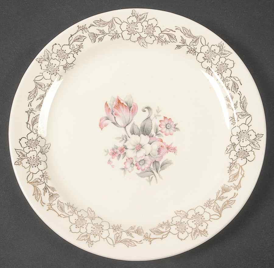 TST454 Bread & Butter Plate by Taylor, Smith & Taylor (Ts&T)-1