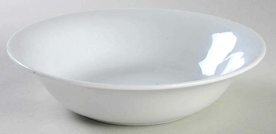 Royal White 9" Round Vegetable Bowl by Ten Strawberry Street-1