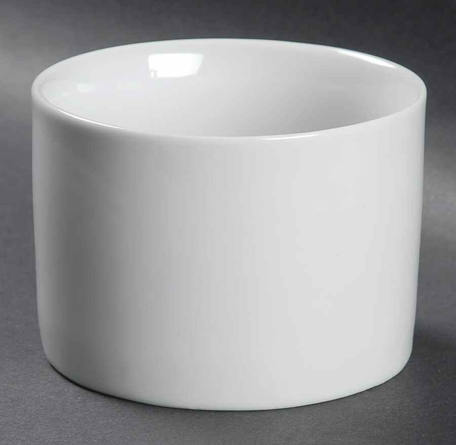 Royal White Open Sugar Bowl by Ten Strawberry Street-1