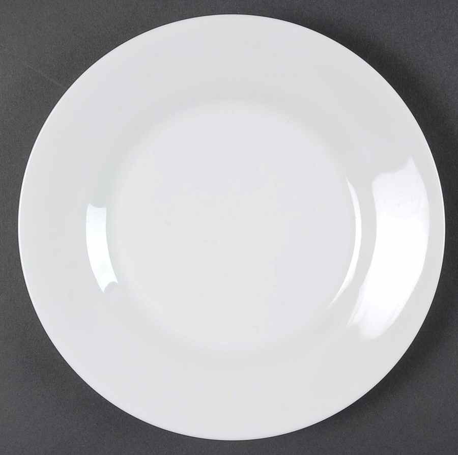 Royal White Salad/Dessert Plate by Ten Strawberry Street-1