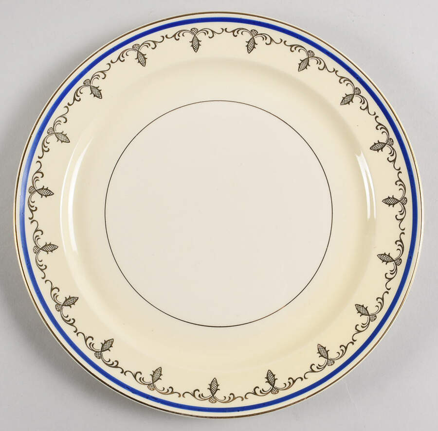 TST458 Dinner Plate by Taylor, Smith & Taylor (Ts&T)-1