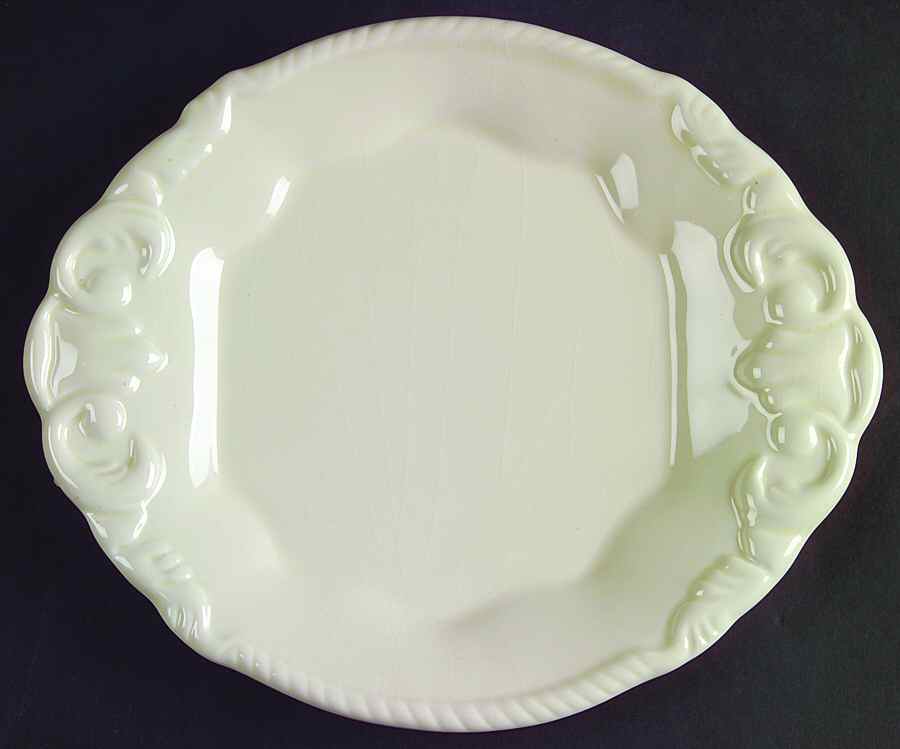 Millicent's Fancy Cream Salad/Dessert Plate by Tracy Porter-1