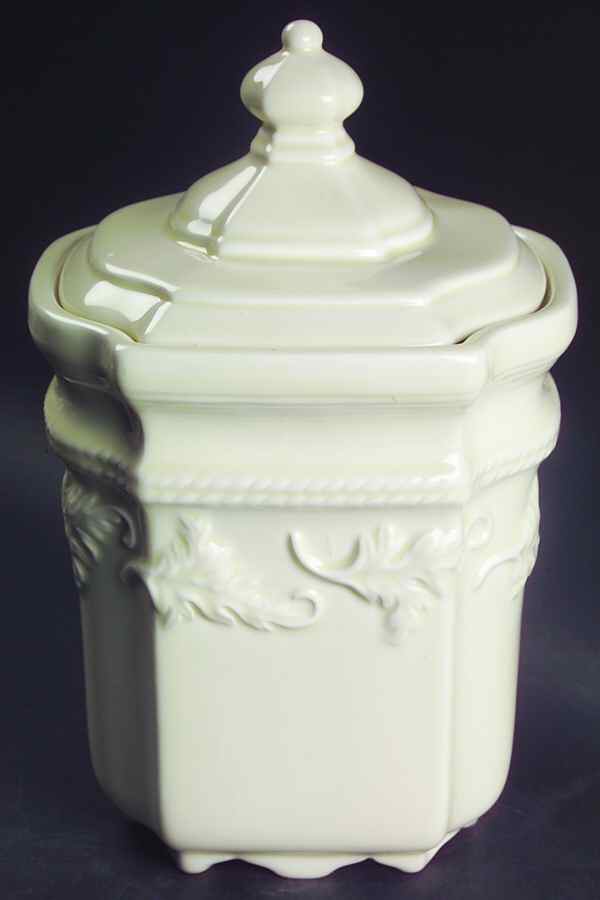 Millicent's Fancy Cream Medium Canister & Lid by Tracy Porter-1