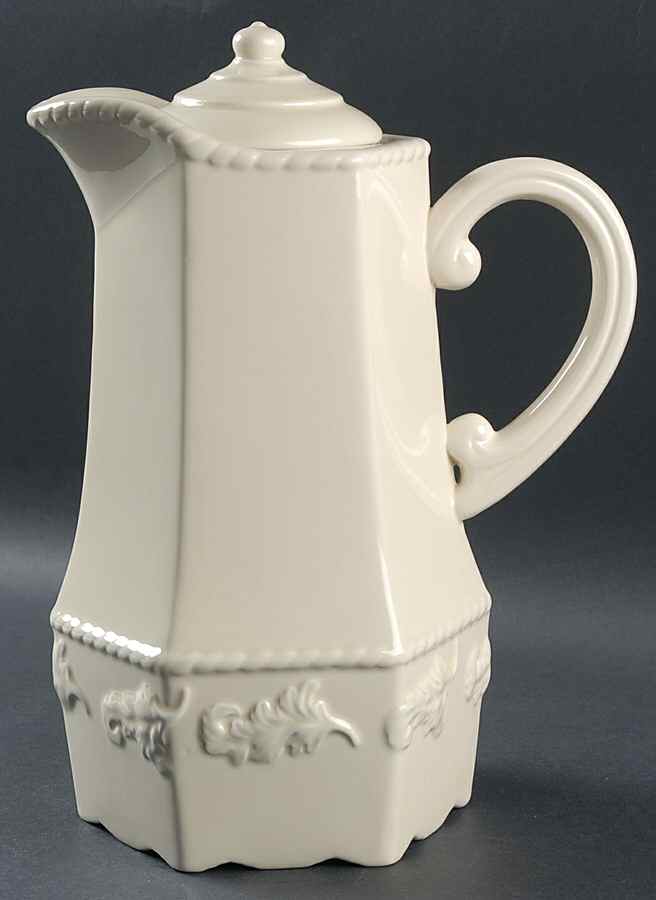 Millicent's Fancy Cream Ceramic Thermos & Lid by Tracy Porter-1
