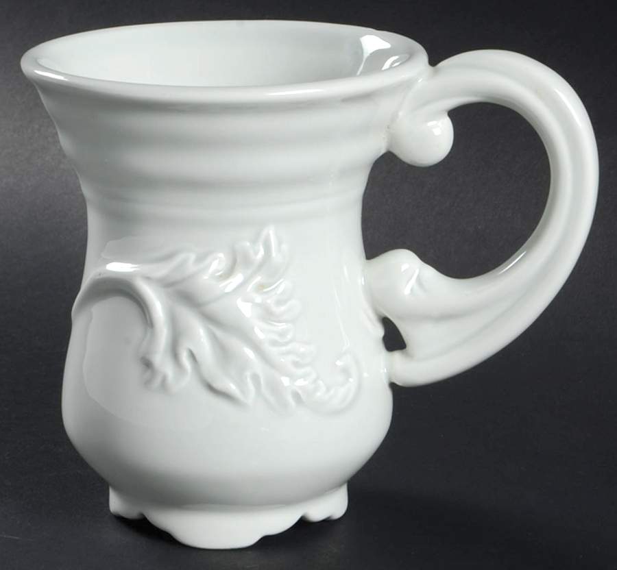 Millicent's Fancy Gray Flat Cup by Tracy Porter-1