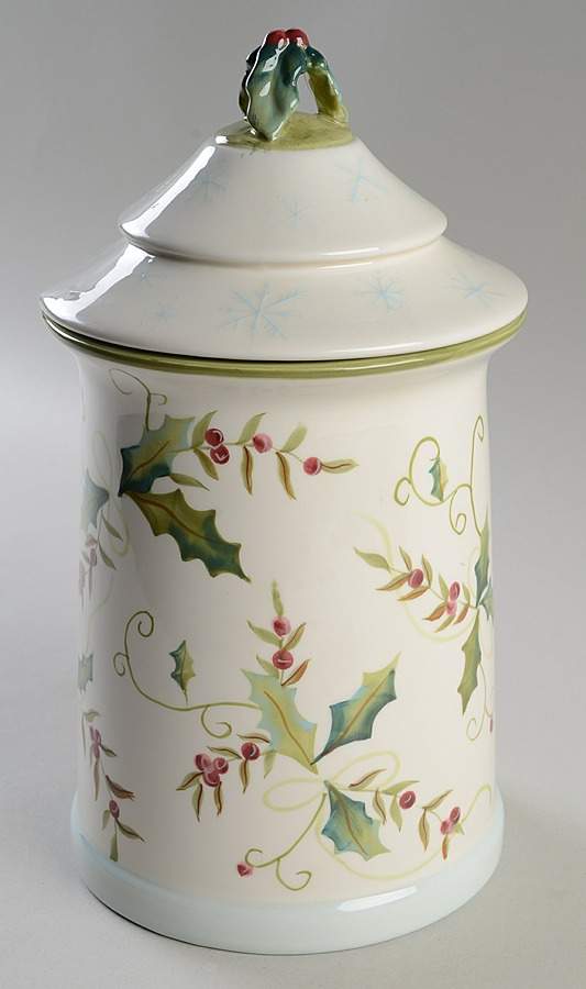 Sweet Tidings Medium Canister & Lid by Tracy Porter-1