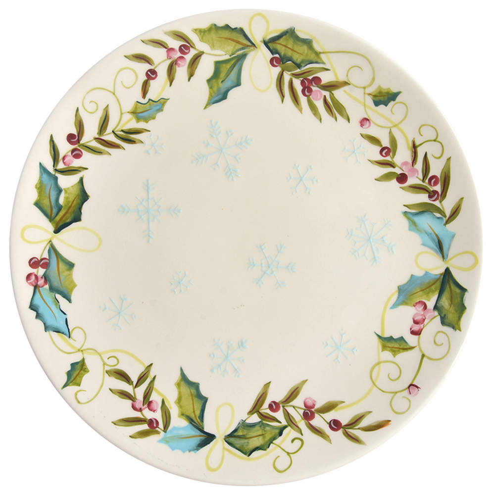 Sweet Tidings Salad/Dessert Plate by Tracy Porter-1
