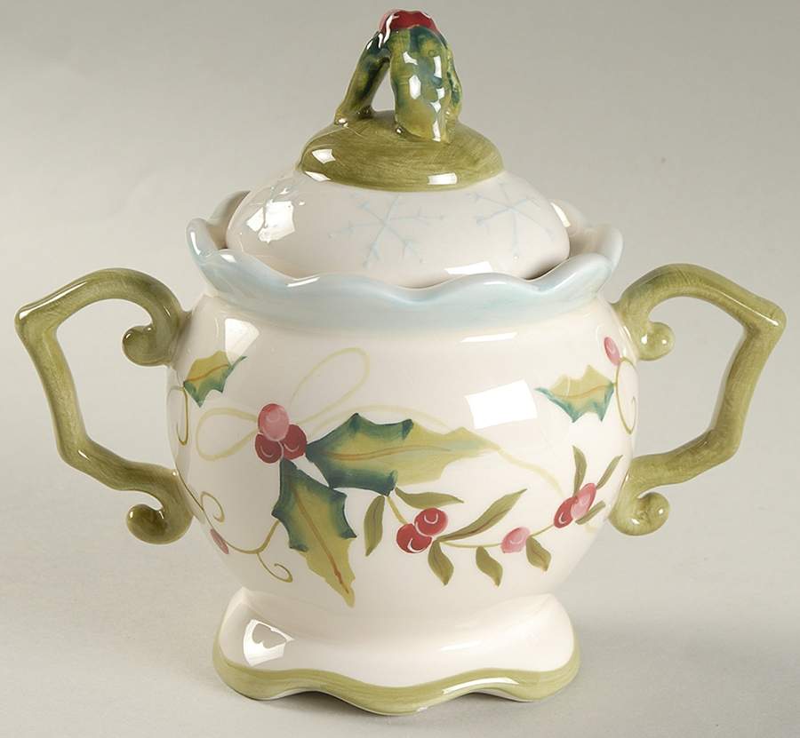 Sweet Tidings Sugar Bowl & Lid by Tracy Porter-1