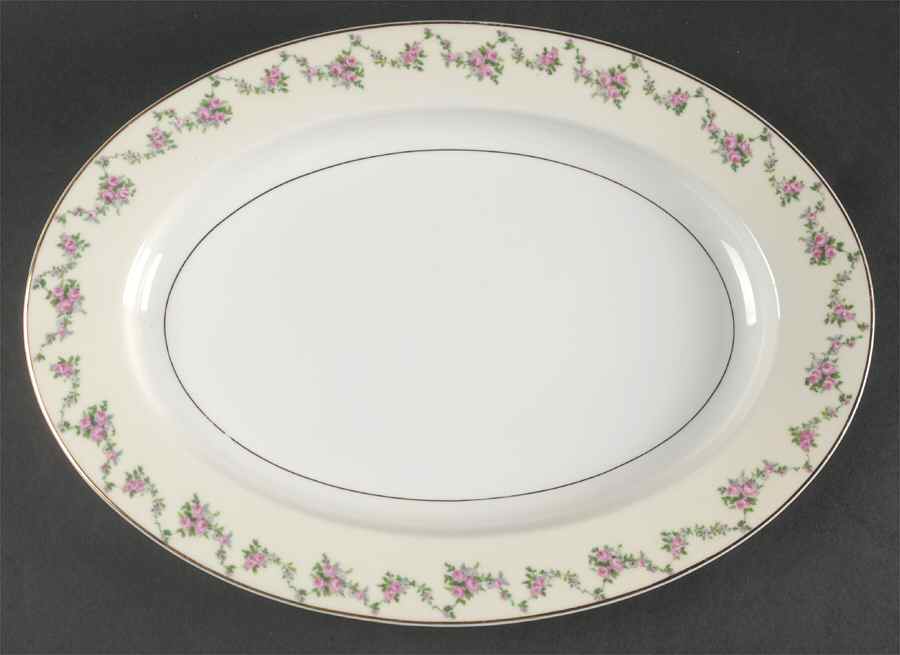Fairmont 14" Oval Serving Platter by Thun-1