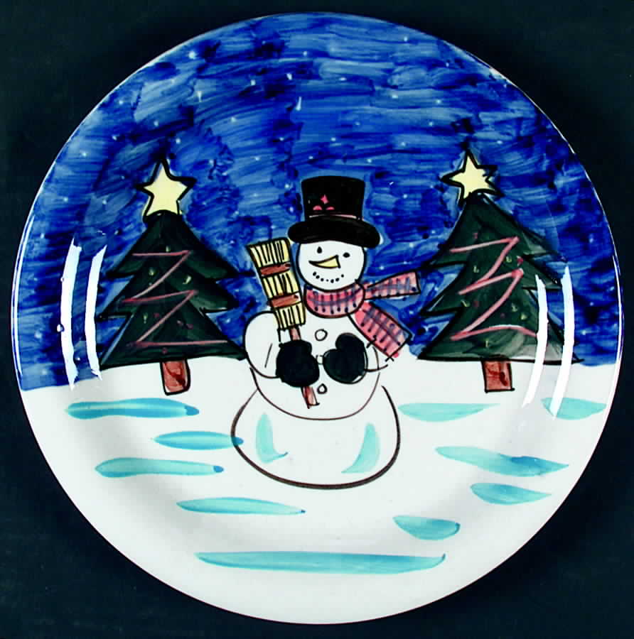 Holiday Season Dinner Plate by Tabletops Unlimited-1